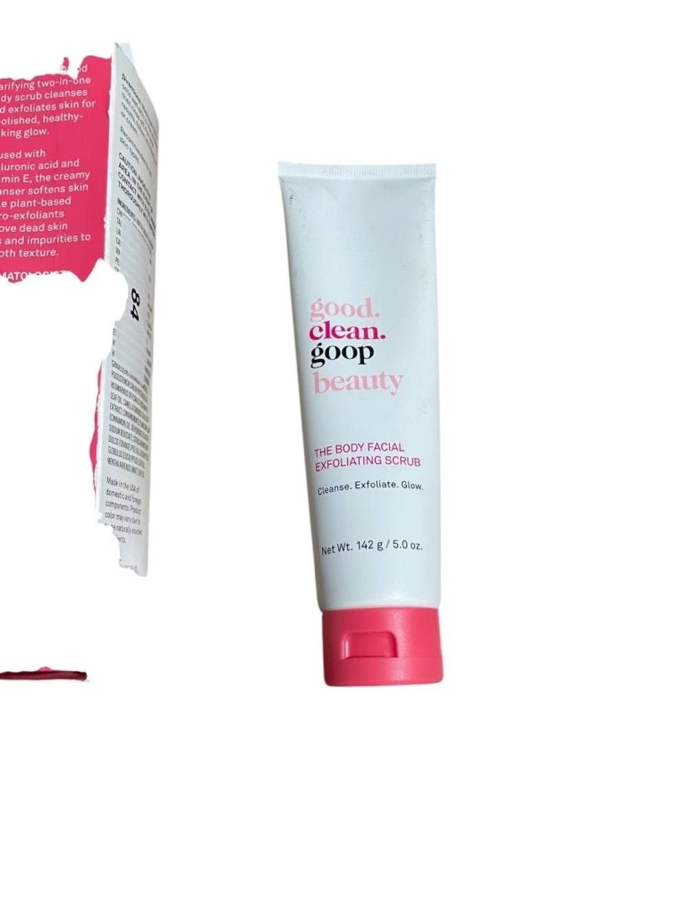 good. clean. beauty The Body Facial Exfoliating Scrub - Pink